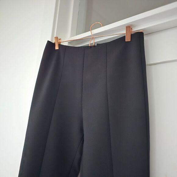 Carmen March High Waisted Skinny Tie Pant in Black - Picture 5 of 13